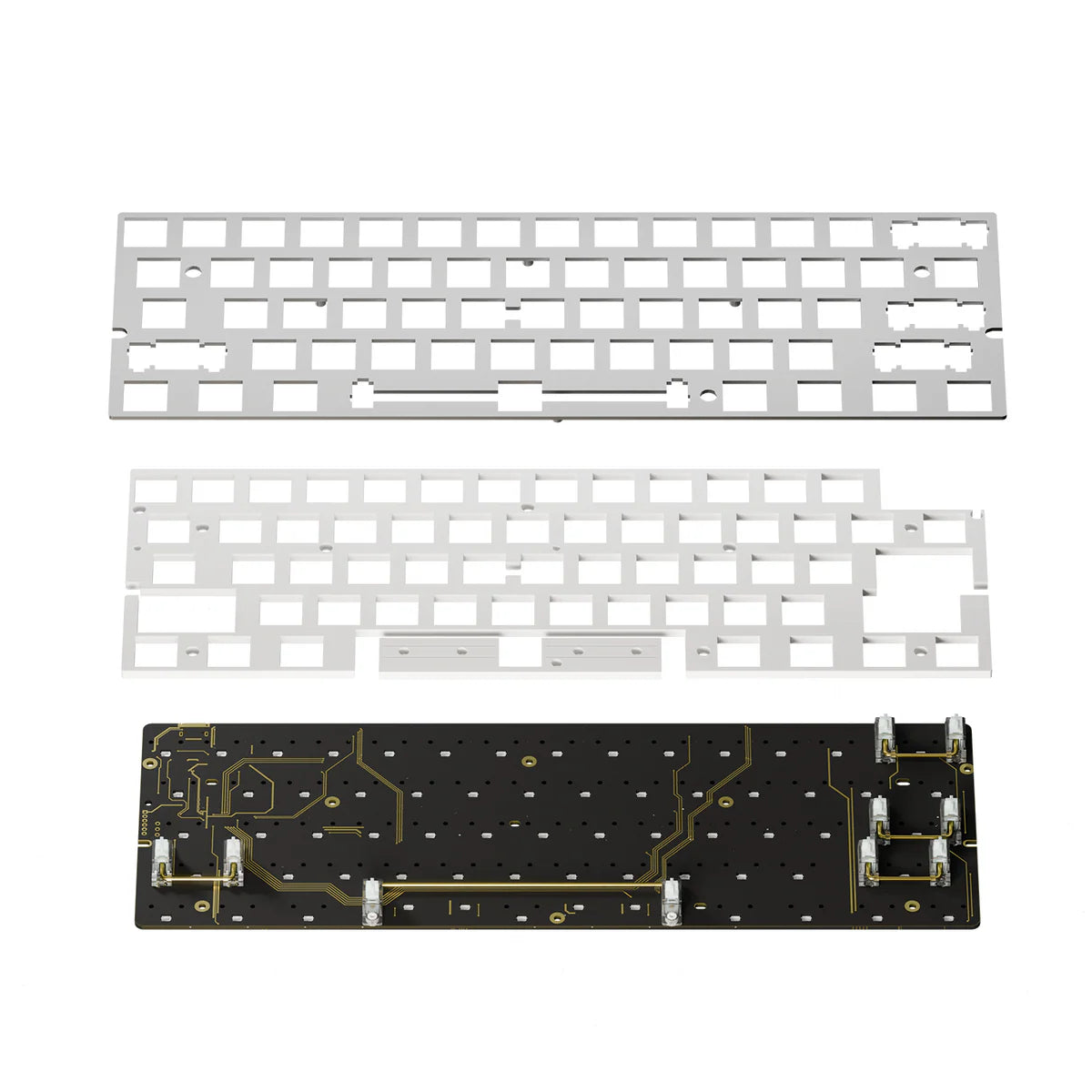 GATERON GT60 PRO Magnetic Keyboard PCBA【スタビ&フォーム組み立て済み】