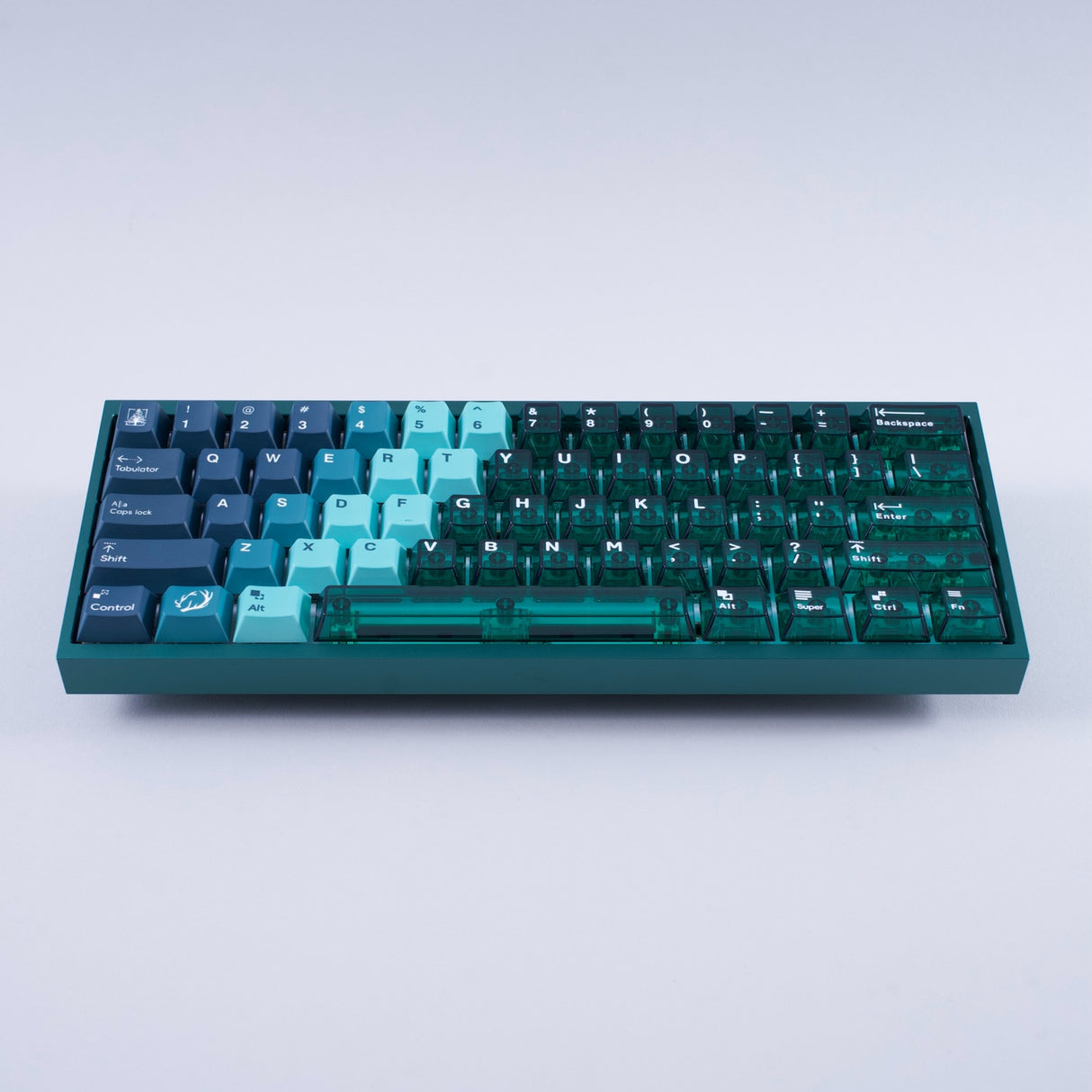 Mint Nova Keycaps Crystal PC Edtion