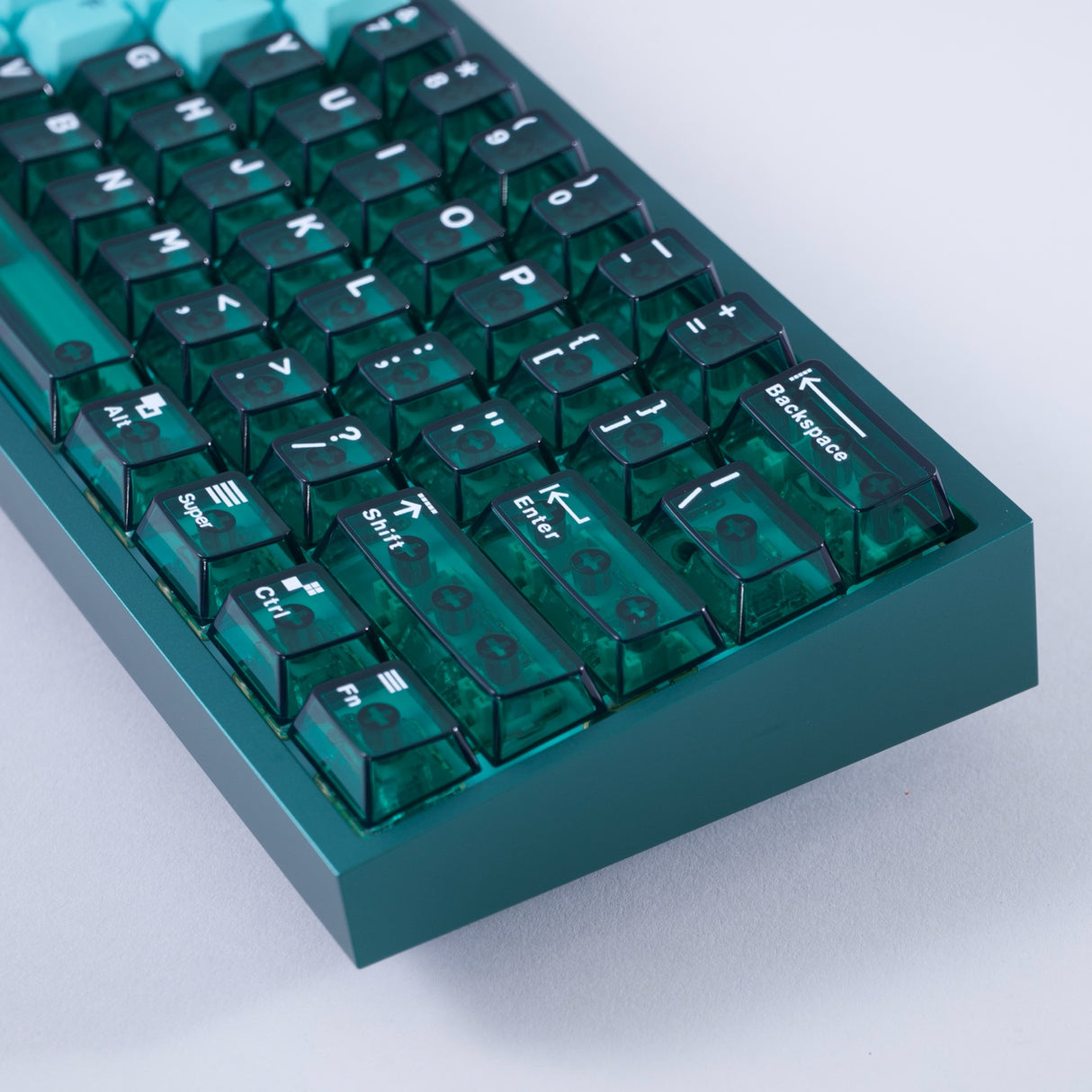 Mint Nova Keycaps Crystal PC Edtion