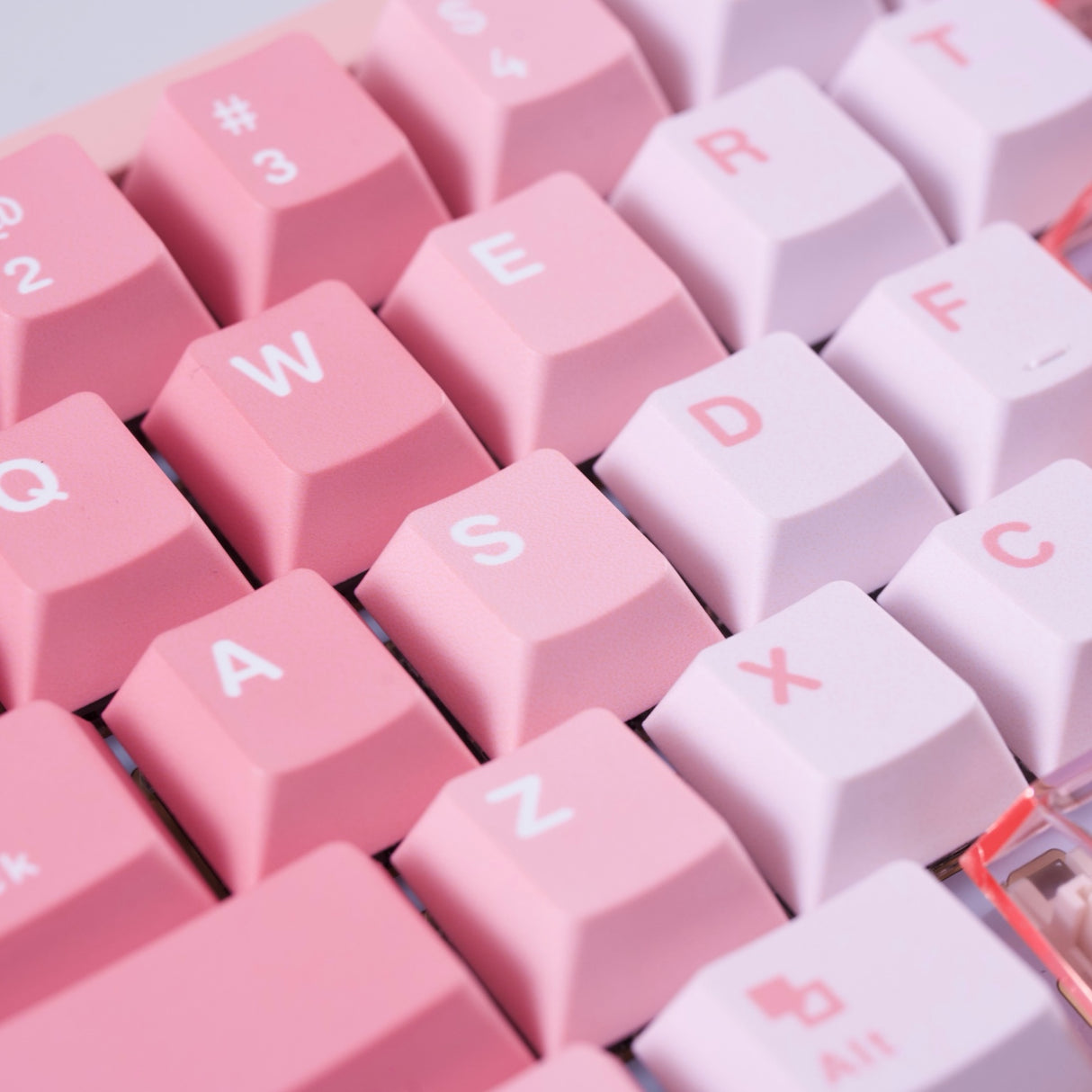 Mint Nova Keycaps Crystal PC Edtion
