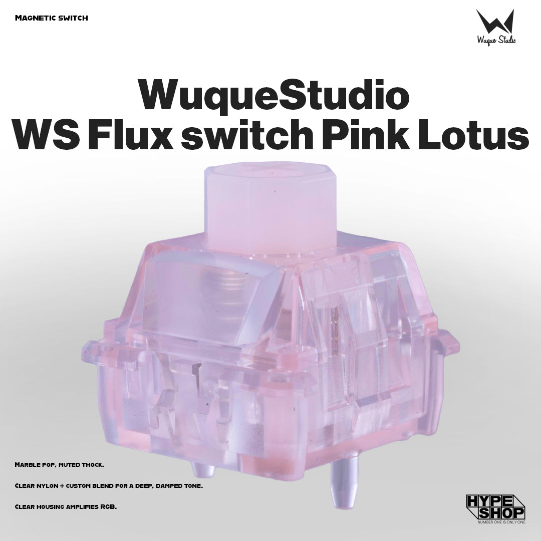 WuqueStudio WS Flux switch Pink Lotus【磁気式スイッチ】