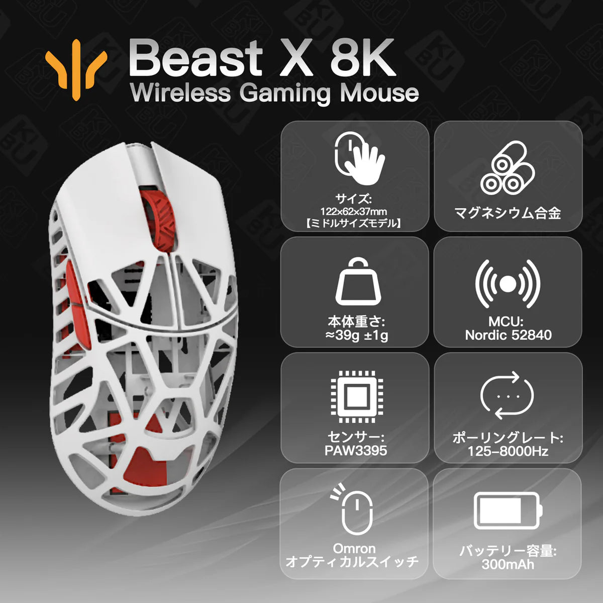 WL MOUSE BEASTX 8K