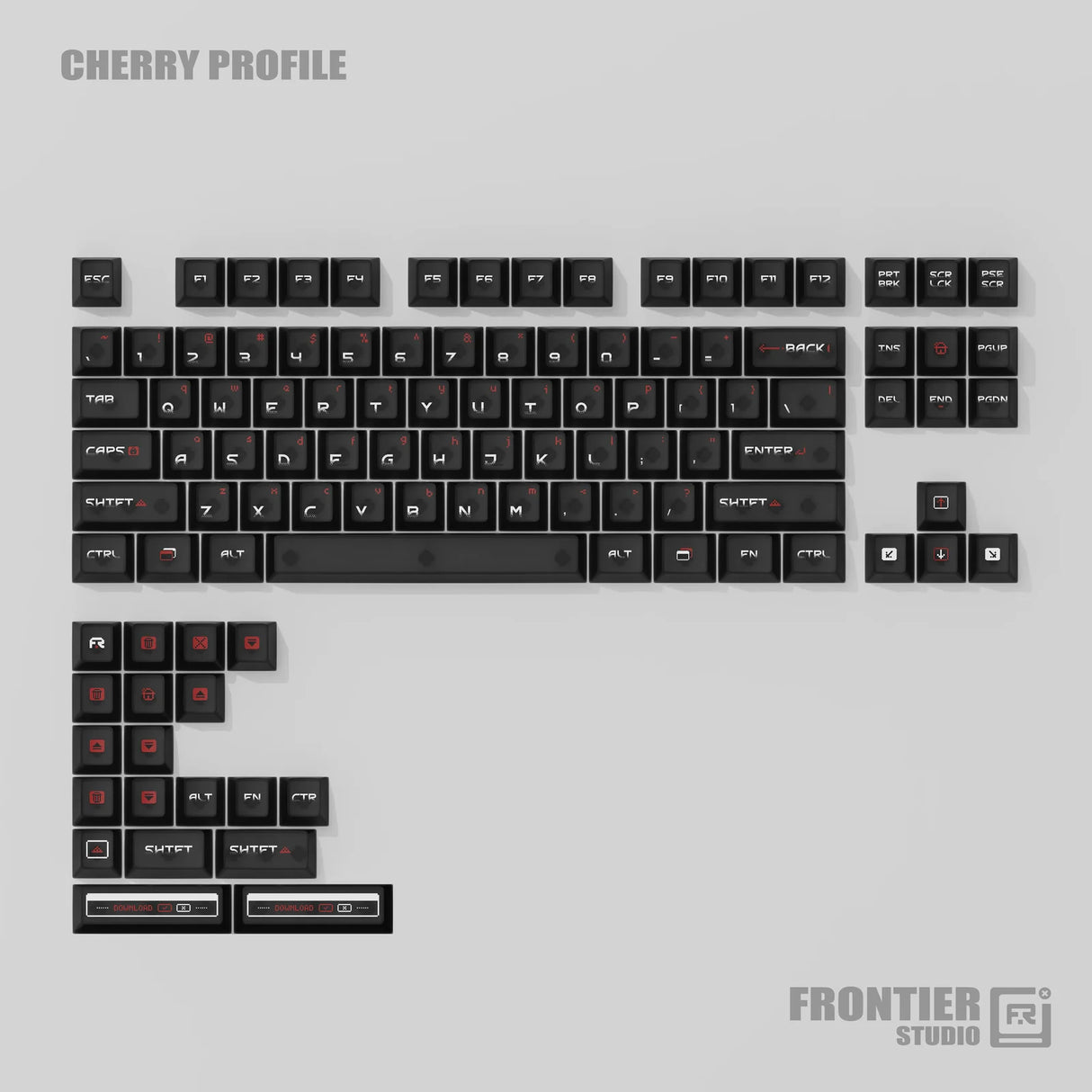 Frontier Shadow keycaps