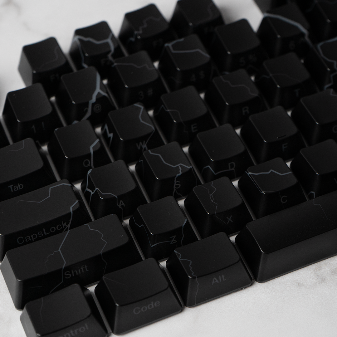 XVX Lightning Version Pattern Keycaps
