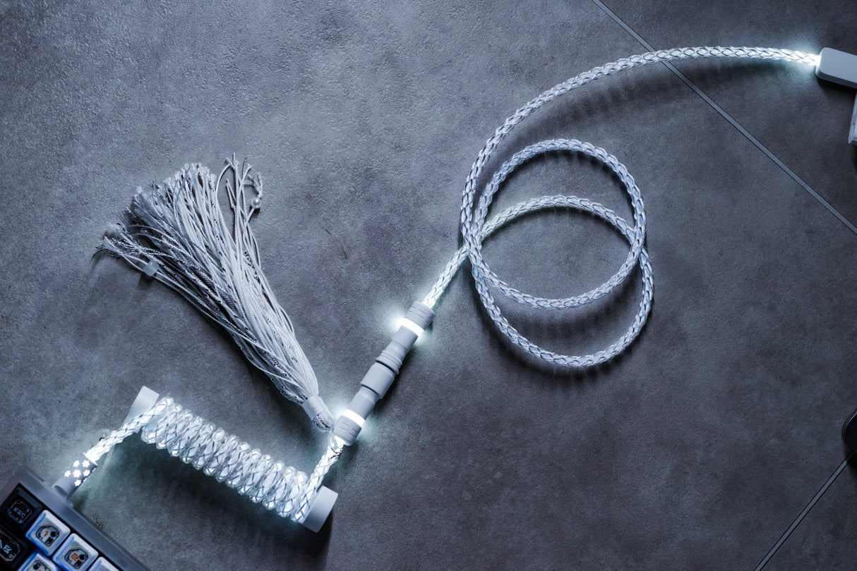 UNKNOWN ERROR Keyboards Coiled Cable D20 cool white