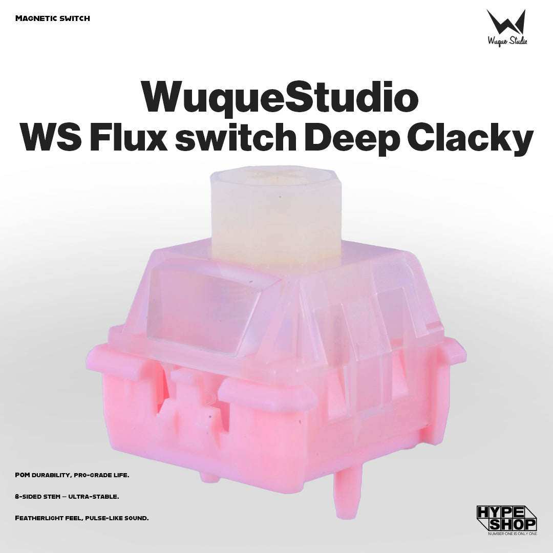 WuqueStudio WS Flux switch Deep Clacky 八宝軸鼓動版【磁気式スイッチ】