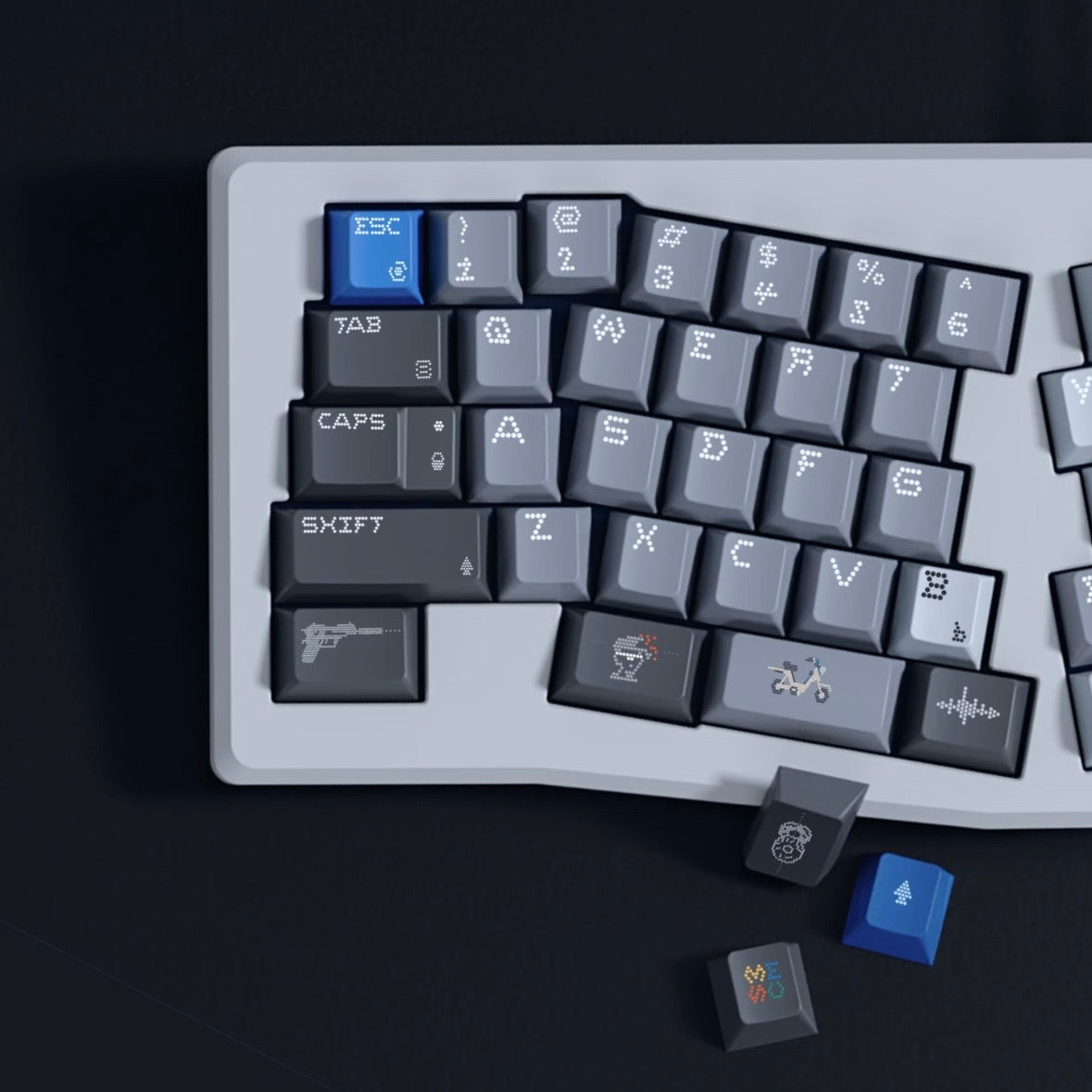 予約販売 HamonTap Dots Matrix R2 Keycaps