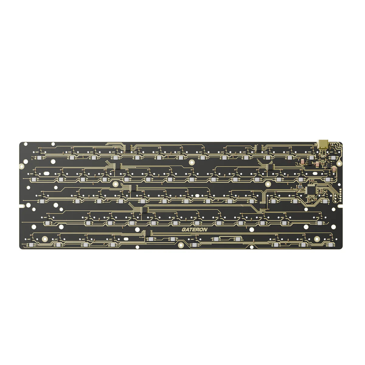 GATERON GT60 PRO Magnetic Keyboard PCBA【スタビ＆フォーム組み立て済み】