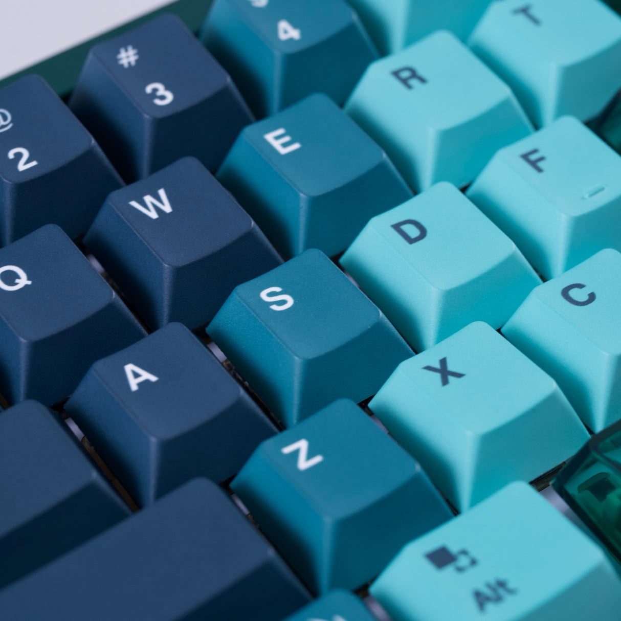 Mint Nova Keycaps Crystal PC Edtion