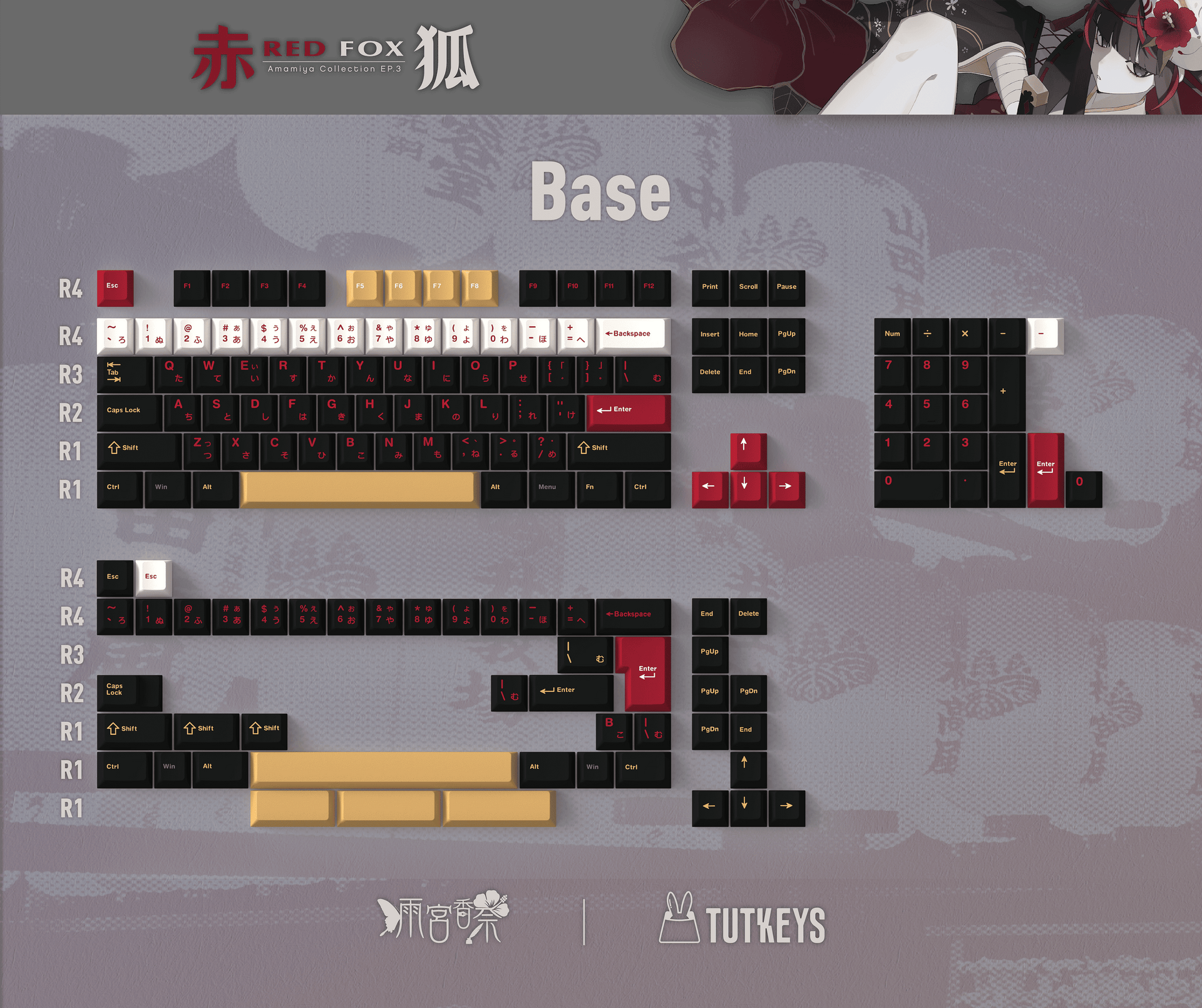 Red Fox Keycaps – HYPESHOP