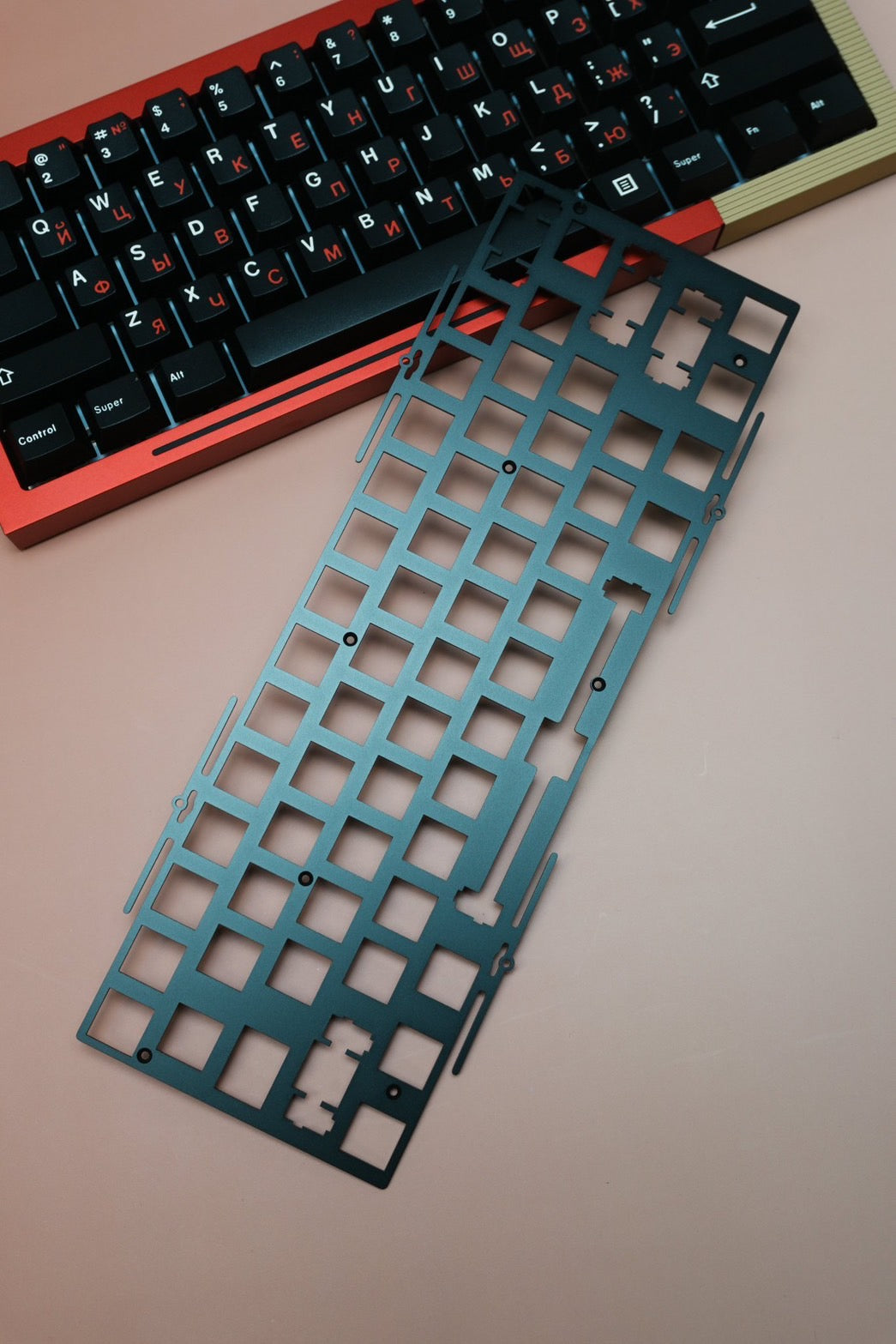 DesktopTribe DT60 wooting用プレート DT60 Magnetic Switch Mod Kit - Wooting 60He/Venom 60He