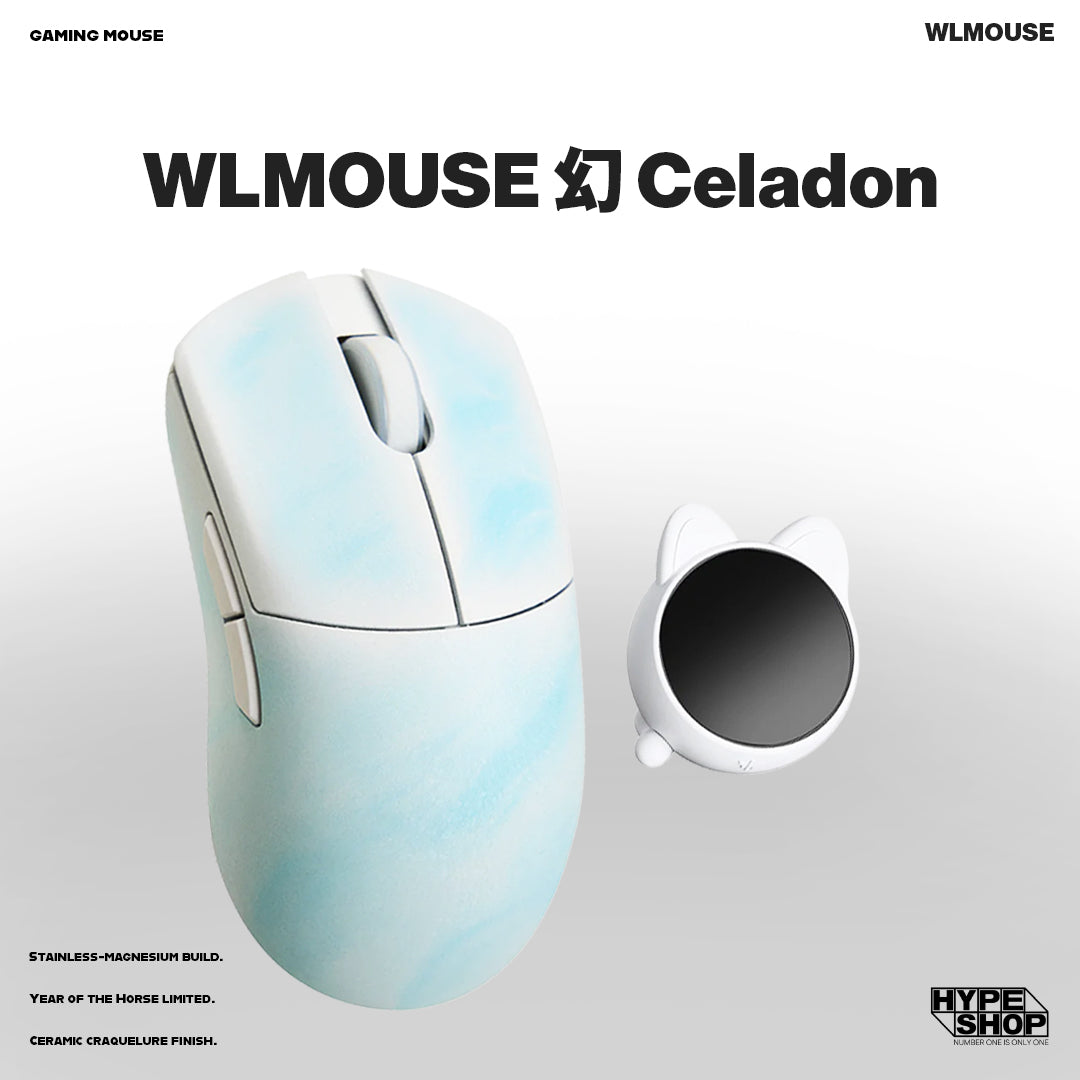 wlmouse huan Celadon 午年 Limited Edition WLMOUSE 幻 Celadon 午年 Limited Edition Gaming Mouse – HYPESHOP
