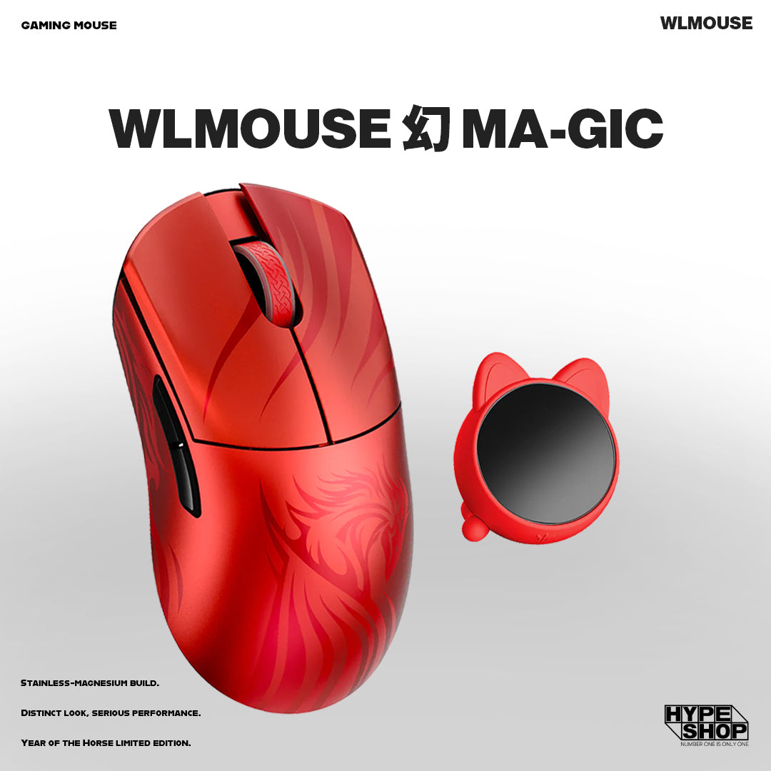 【新品未開封】Wlmouse 幻-HUAN-RED 午年 数量限定モデル 新品未開封】Wlmouse 幻-HUAN-RED 午年 数量限定モデル