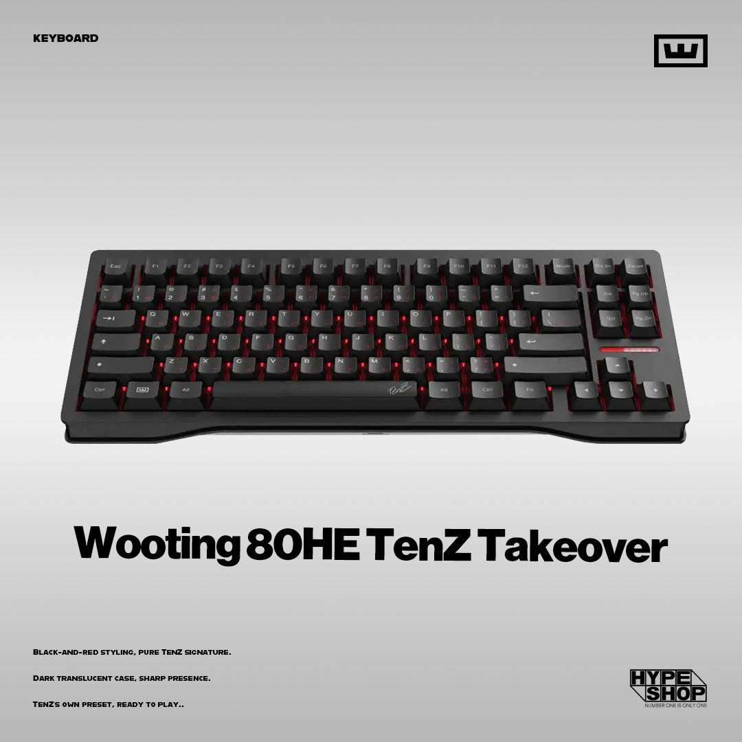 キーボード Wooting 80HE TenZ Takeover Wooting 80HE TenZ Takeover – HYPESHOP