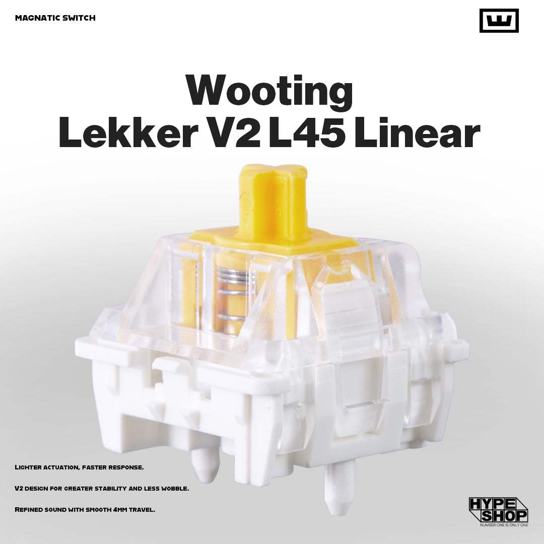 Wooting Lekker V2 L45 Linear【磁気式スイッチ】 – HYPESHOP