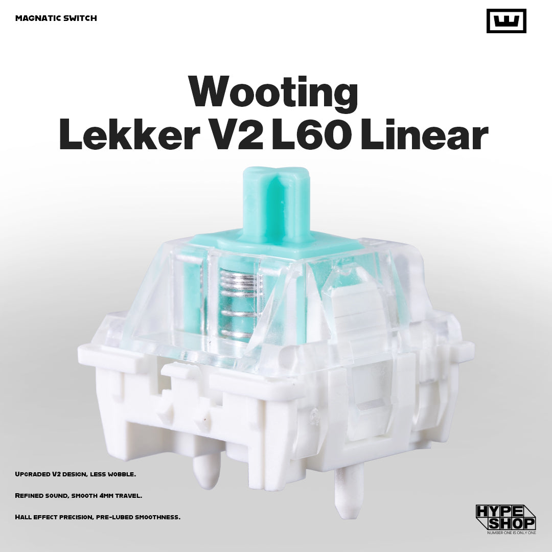Wooting Lekker V2 L60 Linear【磁気式スイッチ】