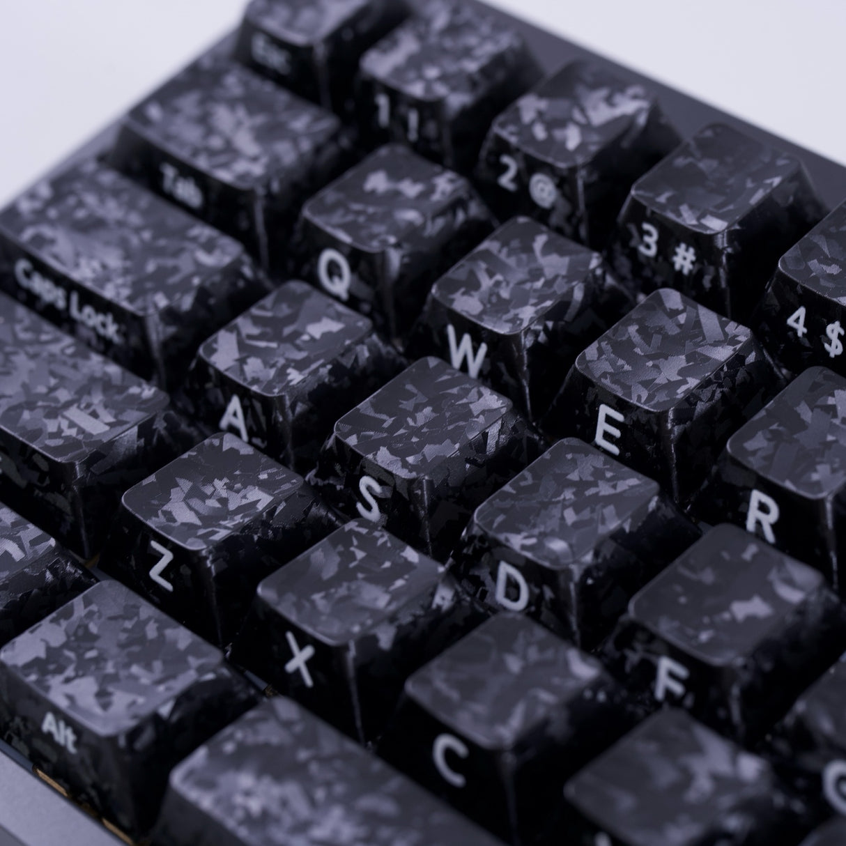 XVX Forged Carbon-Look Keycaps Black