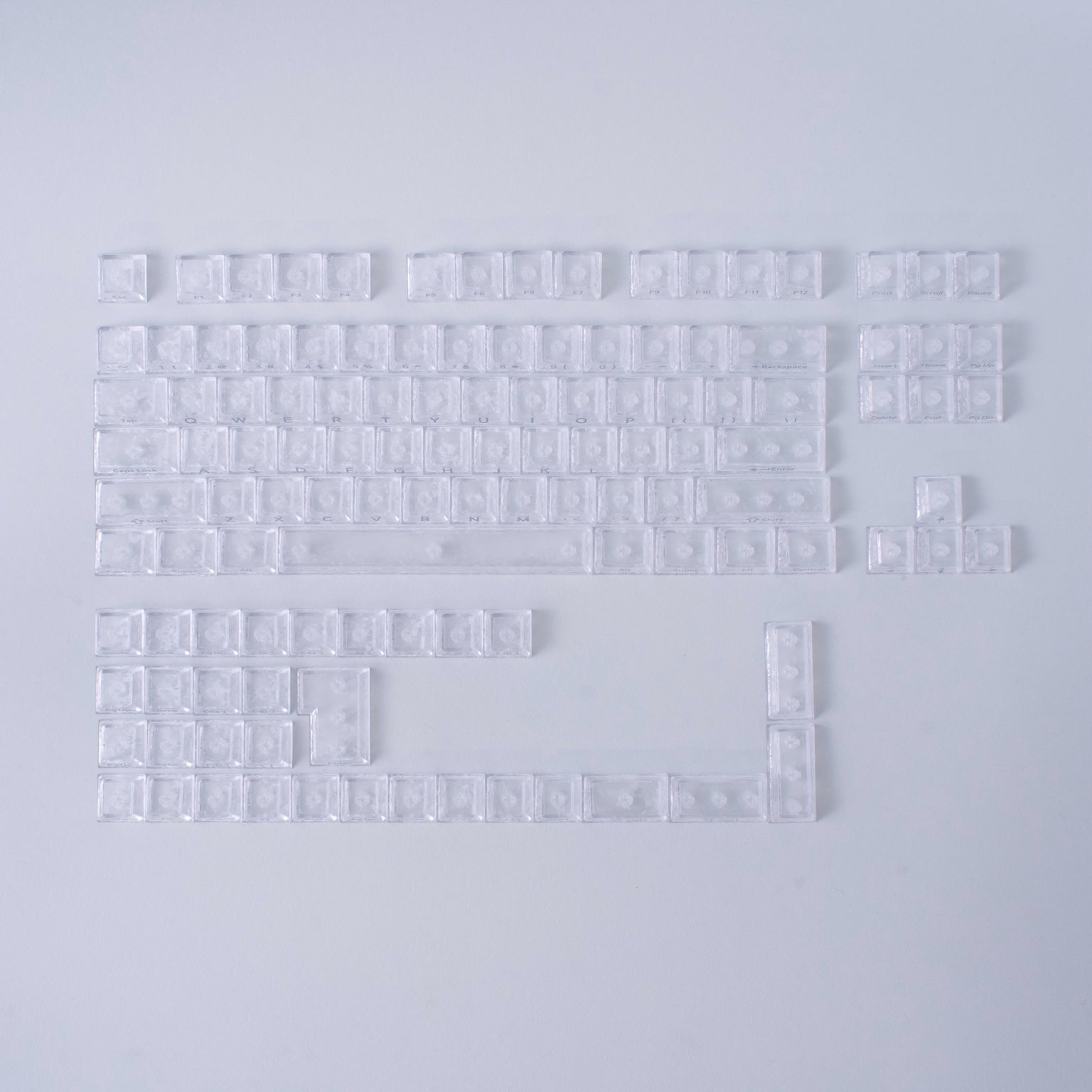 XVX Forged Carbon-Look Keycaps Clear – HYPESHOP