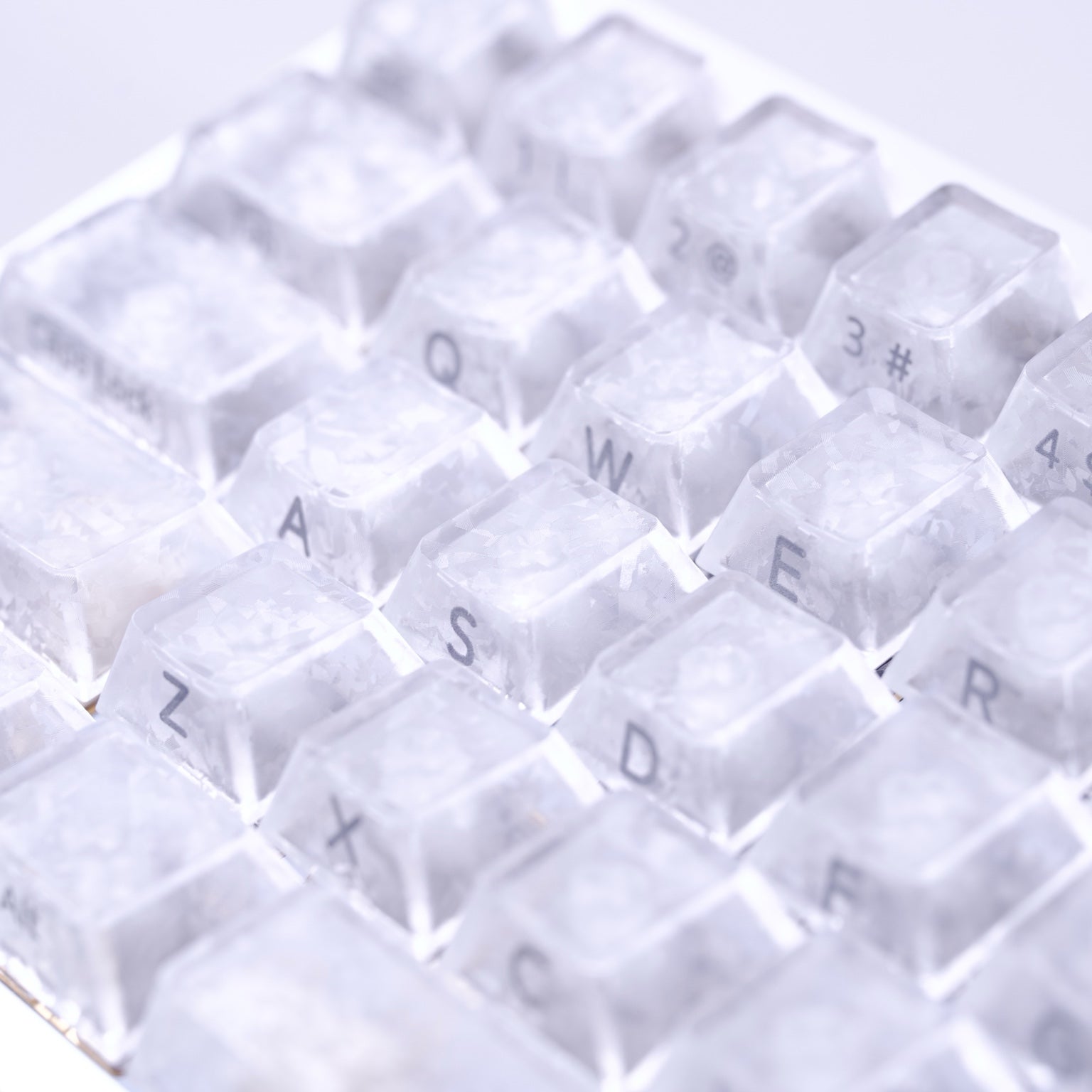 XVX Forged Carbon-Look Keycaps Clear – HYPESHOP