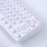 XVX Forged Carbon-Look Keycaps White