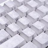 XVX Forged Carbon-Look Keycaps White